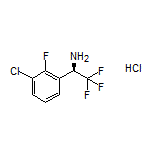 (R)-1-(3-Chloro-2-fluorophenyl)-2,2,2-trifluoroethanamine Hydrochloride