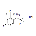 2,2,2-Trifluoro-1-[4-fluoro-2-(trifluoromethyl)phenyl]ethanamine Hydrochloride