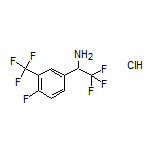 2,2,2-Trifluoro-1-[4-fluoro-3-(trifluoromethyl)phenyl]ethanamine Hydrochloride