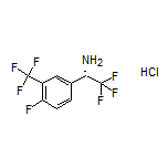 (S)-2,2,2-Trifluoro-1-[4-fluoro-3-(trifluoromethyl)phenyl]ethanamine Hydrochloride