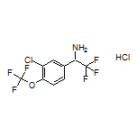 1-[3-Chloro-4-(trifluoromethoxy)phenyl]-2,2,2-trifluoroethanamine Hydrochloride