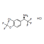 (R)-1-[3-Chloro-4-(trifluoromethoxy)phenyl]-2,2,2-trifluoroethanamine Hydrochloride