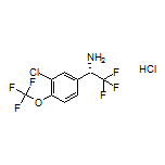 (S)-1-[3-Chloro-4-(trifluoromethoxy)phenyl]-2,2,2-trifluoroethanamine Hydrochloride