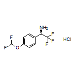 (R)-1-[4-(Difluoromethoxy)phenyl]-2,2,2-trifluoroethanamine Hydrochloride