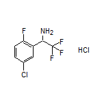 1-(5-Chloro-2-fluorophenyl)-2,2,2-trifluoroethanamine Hydrochloride