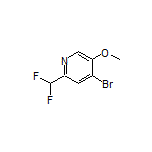 4-Bromo-2-(difluoromethyl)-5-methoxypyridine