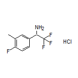 2,2,2-Trifluoro-1-(4-fluoro-3-methylphenyl)ethanamine Hydrochloride