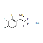 (S)-2,2,2-Trifluoro-1-(2,3,4-trifluorophenyl)ethanamine Hydrochloride