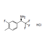 (R)-2,2,2-Trifluoro-1-(3-fluoro-4-methylphenyl)ethanamine Hydrochloride