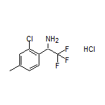 1-(2-Chloro-4-methylphenyl)-2,2,2-trifluoroethanamine Hydrochloride