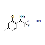 (R)-1-(2-Chloro-4-methylphenyl)-2,2,2-trifluoroethanamine Hydrochloride