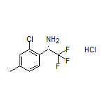 (S)-1-(2-Chloro-4-methylphenyl)-2,2,2-trifluoroethanamine Hydrochloride