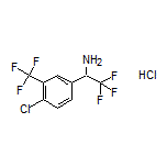 1-[4-Chloro-3-(trifluoromethyl)phenyl]-2,2,2-trifluoroethanamine Hydrochloride