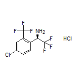 (R)-1-[4-Chloro-2-(trifluoromethyl)phenyl]-2,2,2-trifluoroethanamine Hydrochloride