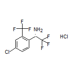 (S)-1-[4-Chloro-2-(trifluoromethyl)phenyl]-2,2,2-trifluoroethanamine Hydrochloride