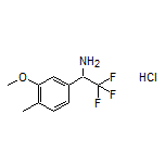 2,2,2-Trifluoro-1-(3-methoxy-4-methylphenyl)ethanamine Hydrochloride