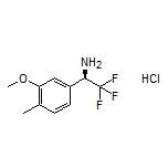 (R)-2,2,2-Trifluoro-1-(3-methoxy-4-methylphenyl)ethanamine Hydrochloride