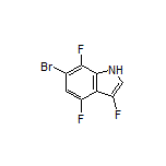 6-Bromo-3,4,7-trifluoroindole