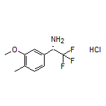 (S)-2,2,2-Trifluoro-1-(3-methoxy-4-methylphenyl)ethanamine Hydrochloride