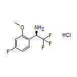 (R)-2,2,2-Trifluoro-1-(4-fluoro-2-methoxyphenyl)ethanamine Hydrochloride