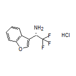 (S)-1-(Benzofuran-3-yl)-2,2,2-trifluoroethanamine Hydrochloride