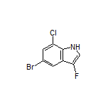 5-Bromo-7-chloro-3-fluoroindole