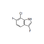 7-Chloro-3-fluoro-6-iodoindole