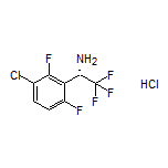 (S)-1-(3-Chloro-2,6-difluorophenyl)-2,2,2-trifluoroethanamine Hydrochloride