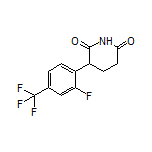 3-[2-Fluoro-4-(trifluoromethyl)phenyl]piperidine-2,6-dione