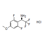 (R)-1-(2,6-Difluoro-4-methoxyphenyl)-2,2,2-trifluoroethanamine Hydrochloride