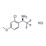 (R)-1-(2-Chloro-4-methoxyphenyl)-2,2,2-trifluoroethanamine Hydrochloride