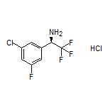 (R)-1-(3-Chloro-5-fluorophenyl)-2,2,2-trifluoroethanamine Hydrochloride