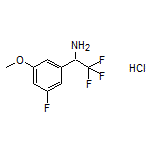 2,2,2-Trifluoro-1-(3-fluoro-5-methoxyphenyl)ethanamine Hydrochloride