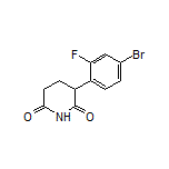 3-(4-Bromo-2-fluorophenyl)piperidine-2,6-dione