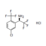 (R)-1-[5-Chloro-2-(trifluoromethyl)phenyl]-2,2,2-trifluoroethanamine Hydrochloride