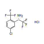 (S)-1-[5-Chloro-2-(trifluoromethyl)phenyl]-2,2,2-trifluoroethanamine Hydrochloride