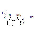 (R)-1-(2,2-Difluorobenzo[d][1,3]dioxol-4-yl)-2,2,2-trifluoroethanamine Hydrochloride