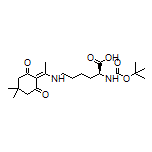 (S)-2-(Boc-amino)-6-[[1-(4,4-dimethyl-2,6-dioxocyclohexylidene)ethyl]amino]hexanoic Acid