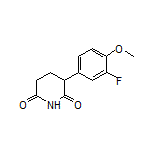 3-(3-Fluoro-4-methoxyphenyl)piperidine-2,6-dione