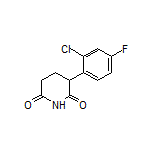 3-(2-Chloro-4-fluorophenyl)piperidine-2,6-dione