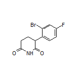 3-(2-Bromo-4-fluorophenyl)piperidine-2,6-dione