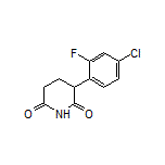 3-(4-Chloro-2-fluorophenyl)piperidine-2,6-dione