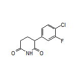 3-(4-Chloro-3-fluorophenyl)piperidine-2,6-dione