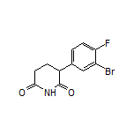 3-(3-Bromo-4-fluorophenyl)piperidine-2,6-dione