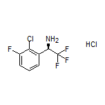 (R)-1-(2-Chloro-3-fluorophenyl)-2,2,2-trifluoroethanamine Hydrochloride