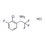 (S)-1-(2-Chloro-3-fluorophenyl)-2,2,2-trifluoroethanamine Hydrochloride