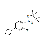 4-Cyclobutyl-2-fluorophenylboronic Acid Pinacol Ester