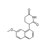 3-(7-Methoxy-1-naphthyl)piperidine-2,6-dione