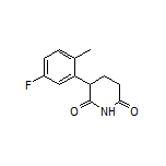 3-(5-Fluoro-2-methylphenyl)piperidine-2,6-dione