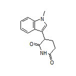 3-(1-Methyl-3-indolyl)piperidine-2,6-dione